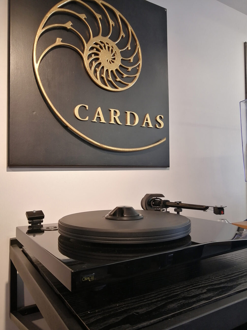 Cardas and Oracle turntable setup